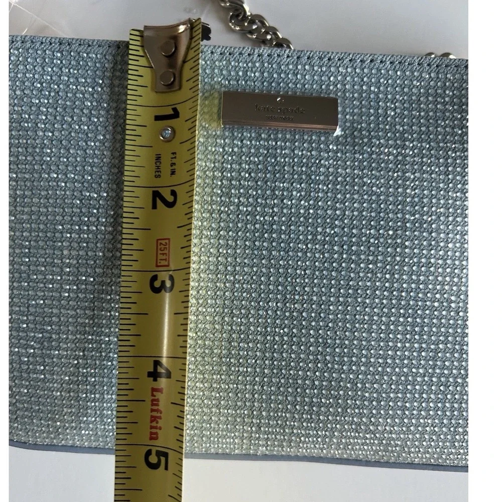 Kate Spade Madison Studded Denim Lily Pochette NWT MSRP $269.00